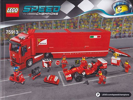 75913 F14 T & Scuderia Ferrari Truck (Used) LEGO Speed Champions product image 2, provided for visual reference and product