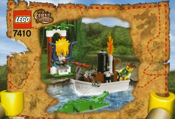 7410 Jungle River (Used) LEGO Adventurers product image 2, provided for visual reference and product detail review