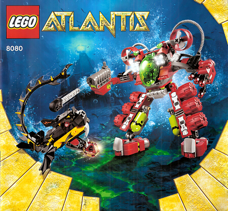 8080 Undersea Explorer (Certified) LEGO Atlantis product image 2, provided for visual reference and product detail review