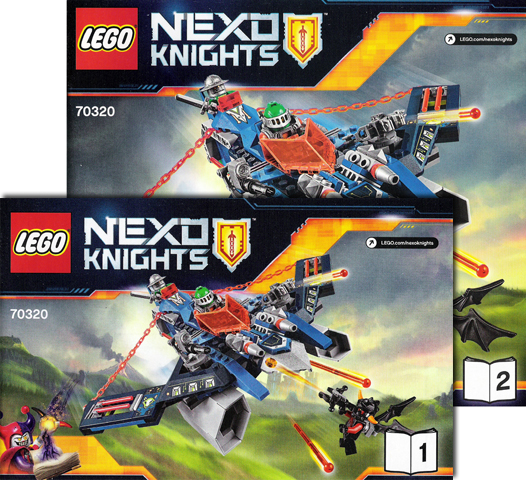 70320 Aaron Fox's Aero-Striker V2 (Certified) LEGO Nexo Knights product image 2, provided for visual reference and product