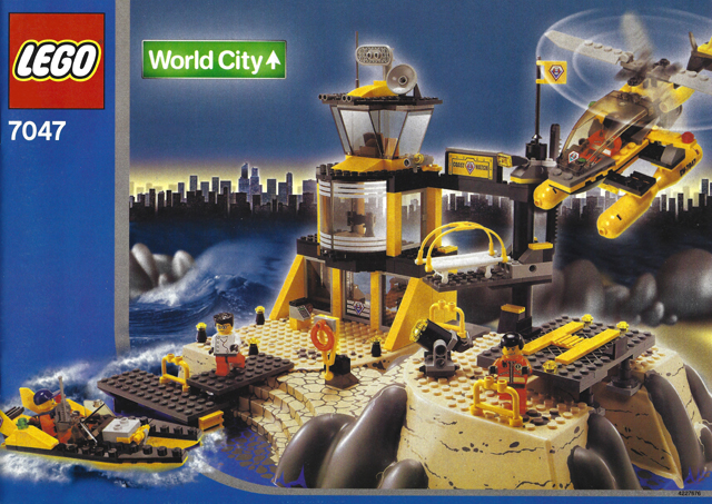 7047 Coast Watch HQ (Certified) LEGO Town product image 2, provided for visual reference and product detail review