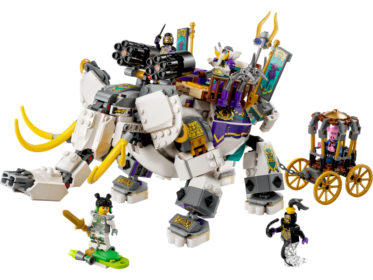 80043 Yellow Tusk Elephant (Certified) LEGO Monkie Kid product image 1, provided for visual reference and product detail