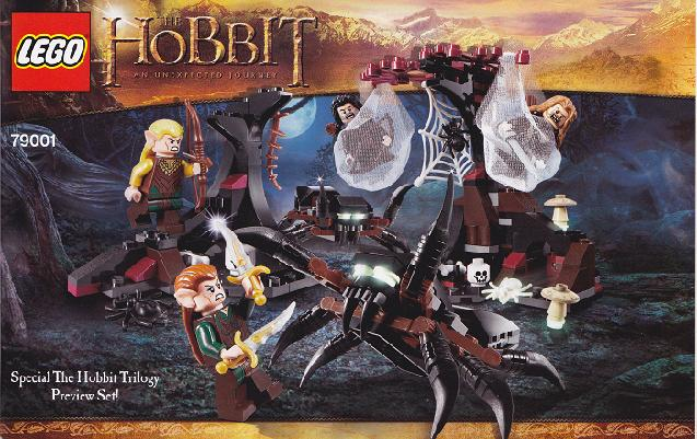 79001 Escape from Mirkwood Spiders (Certified) LEGO The Hobbit product image 2, provided for visual reference and product
