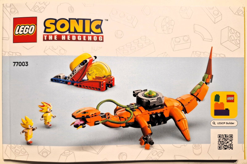 77003 Super Shadow vs. Biolizard (Used) LEGO Sonic product image 2, provided for visual reference and product detail review
