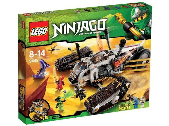 9449 Ultra Sonic Raider (Retired) LEGO Ninjago product image 1, provided for visual reference and product detail review