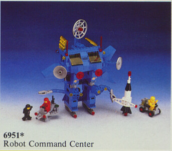 6951 Robot Command Center (Used) LEGO Space product image 1, provided for visual reference and product detail review