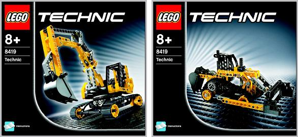 8419 Excavator (Certified) LEGO TECHNIC product image 2, provided for visual reference and product detail review