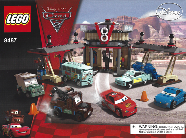 8487 Flo's V8 Cafe (Certified) LEGO Cars product image 2, provided for visual reference and product detail review