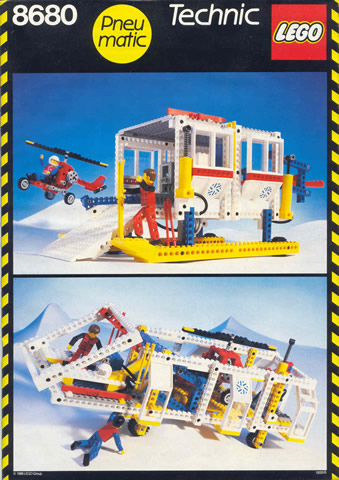 8680 Arctic Rescue Base (Used) LEGO TECHNIC product image 2, provided for visual reference and product detail review
