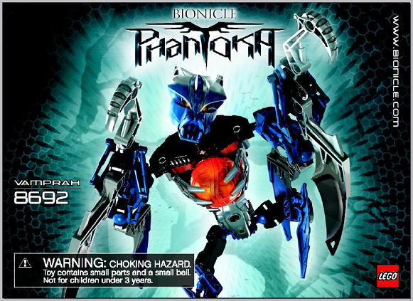 8692 Vamprah (Certified) LEGO BIONICLE product image 2, provided for visual reference and product detail review