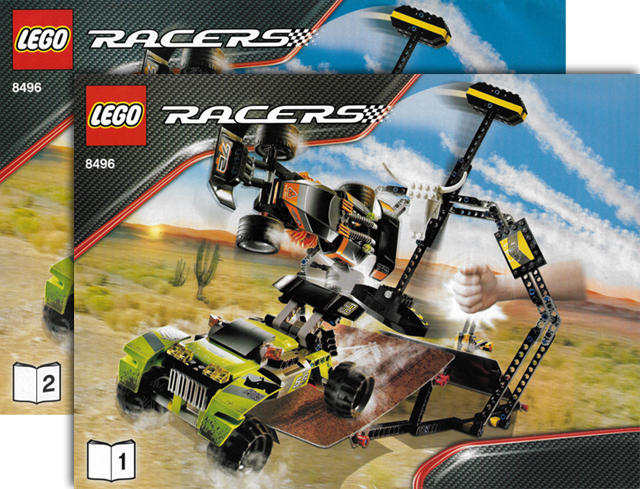 8496 Desert Hammer (Certified) LEGO Racers product image 2, provided for visual reference and product detail review