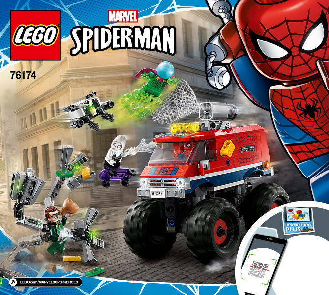 76174 Spider-Man's Monster Truck vs. Mysterio (Certified) LEGO Super Heroes product image 2, provided for visual reference