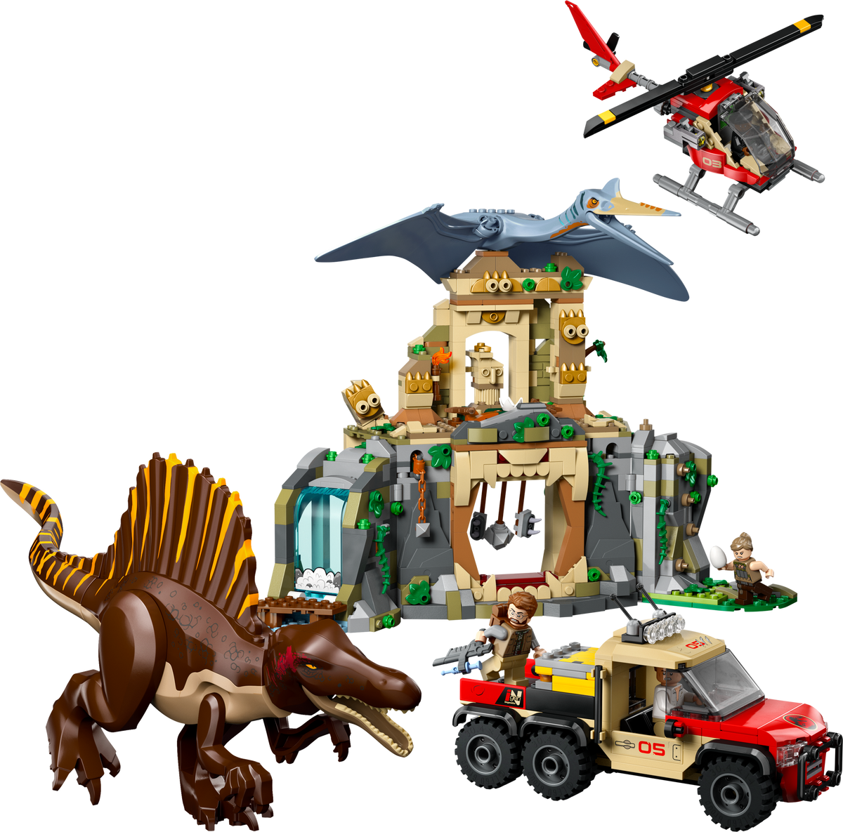 76976 Spinosaurus & Quetzalcoatlus Air Mission (Certified) LEGO Jurassic World product image 1, provided for visual