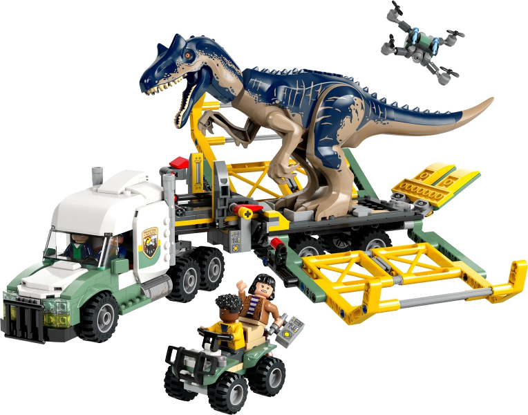 76966 Dinosaur Missions: Allosaurus Transport Truck (Used) LEGO Jurassic World product image 1, provided for visual