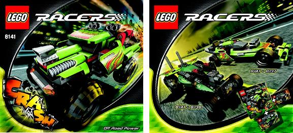 8141 Off Road Power (Certified) LEGO Racers product image 2, provided for visual reference and product detail review