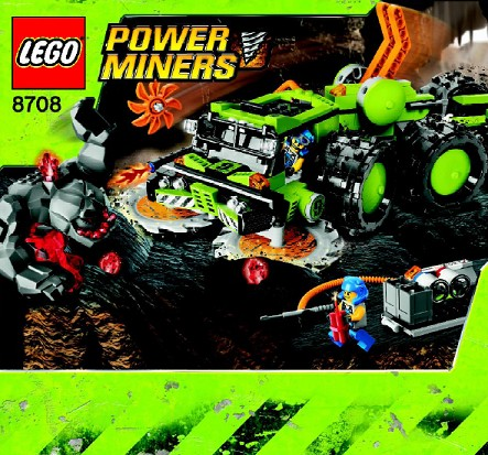 8708 Cave Crusher (Used) LEGO Power Miners product image 2, provided for visual reference and product detail review