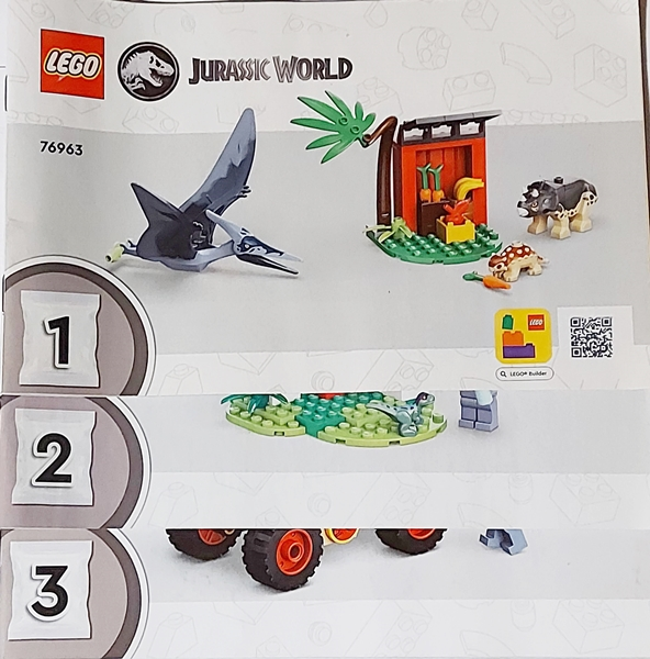 76963 Baby Dinosaur Rescue Center (Certified) LEGO Jurassic World product image 2, provided for visual reference and product