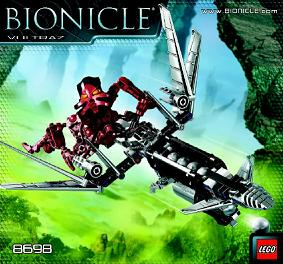 8698 Vultraz (Used) LEGO BIONICLE product image 2, provided for visual reference and product detail review