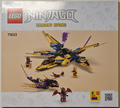 71833 Ras and Arin's Super Storm Jet (Certified) LEGO Ninjago product image 1, provided for visual reference and product