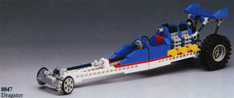 8847 Dragster (Certified) LEGO TECHNIC product image 1, provided for visual reference and product detail review