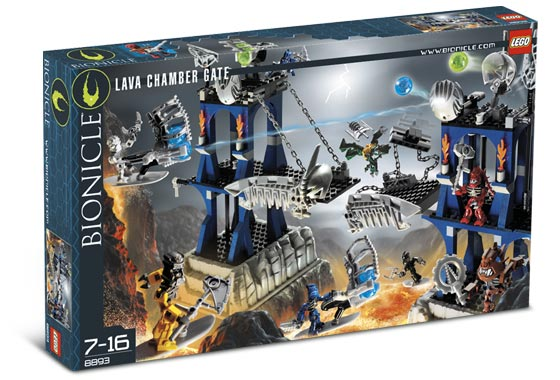8893 Lava Chamber Gate (Retired) LEGO BIONICLE product image 1, provided for visual reference and product detail review