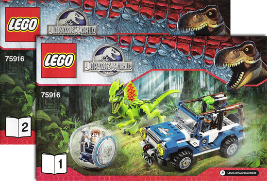75916 Dilophosaurus Ambush (Certified) LEGO Jurassic World product image 2, provided for visual reference and product detail