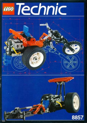 8857 Street Chopper (Certified) LEGO TECHNIC product image 1, provided for visual reference and product detail review
