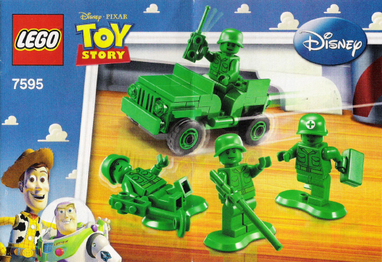 7595 Army Men on Patrol (Used) LEGO Toy Story product image 2, provided for visual reference and product detail review