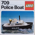709 Police Boat (Used) LEGO Town product image 1, provided for visual reference and product detail review
