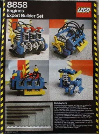 858 Auto Engines (Certified) LEGO TECHNIC product image 2, provided for visual reference and product detail review