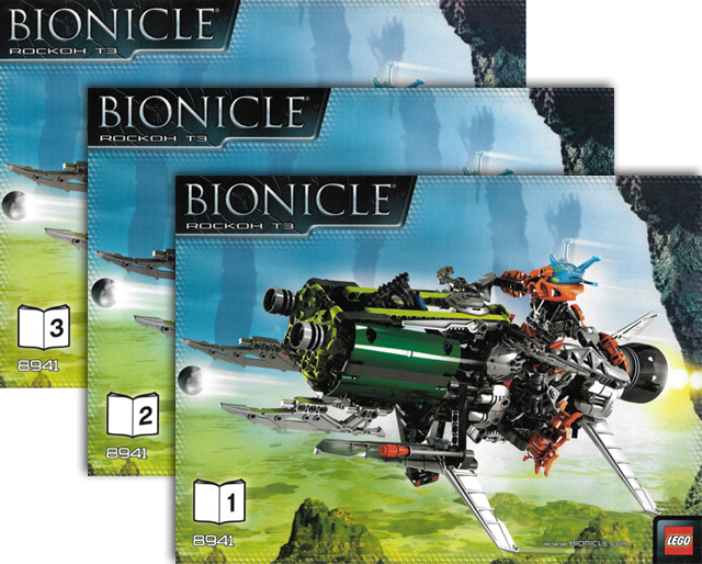 8941 Rockoh T3 (Used) LEGO BIONICLE product image 2, provided for visual reference and product detail review
