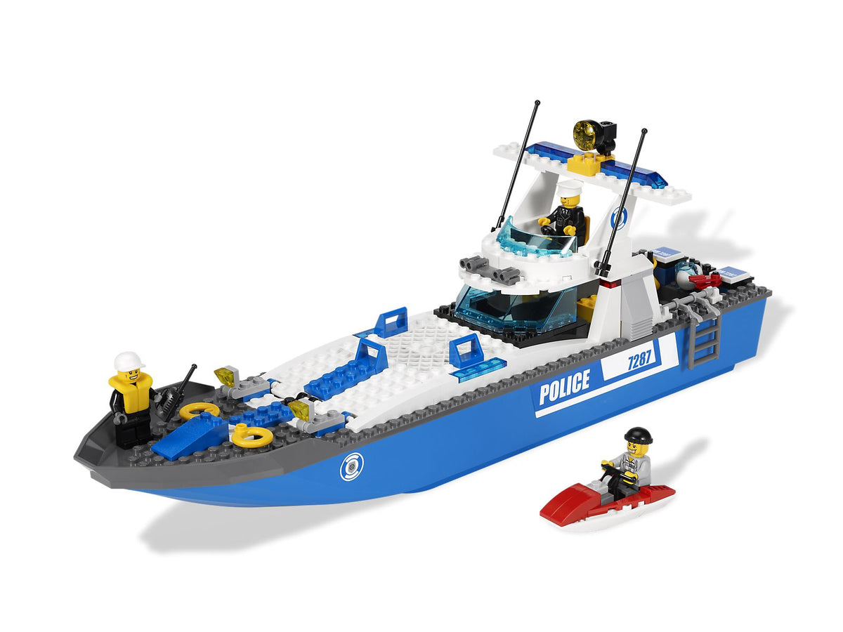 7287 Police Boat (Certified) LEGO City product image 1, provided for visual reference and product detail review