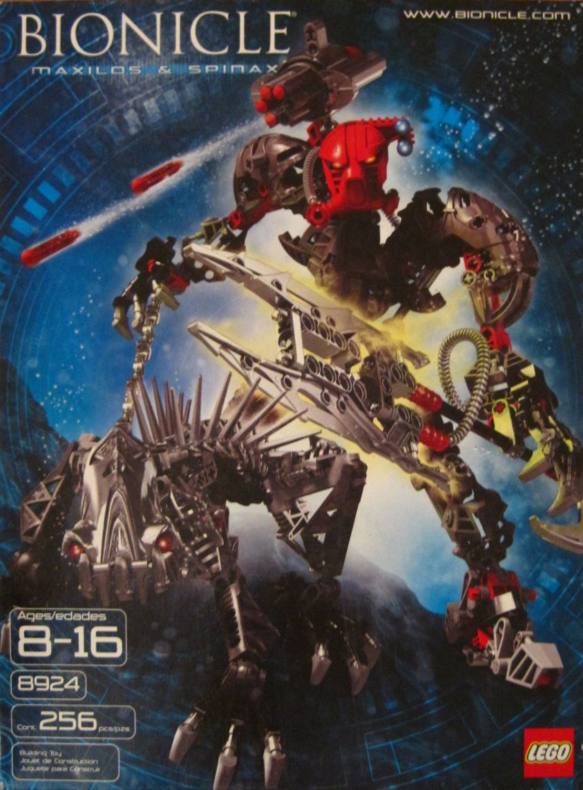 8924 Maxilos & Spinax (Used) LEGO BIONICLE product image 2, provided for visual reference and product detail review