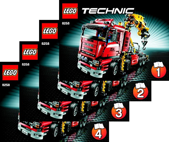 8258 Crane Truck (Used) LEGO TECHNIC product image 2, provided for visual reference and product detail review