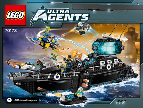 70173 Ultra Agents Ocean HQ (Used) LEGO Ultra Agents product image 2, provided for visual reference and product detail review