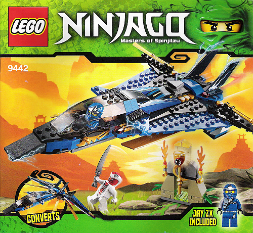 9442 Jay's Storm Fighter (Used) LEGO Ninjago product image 2, provided for visual reference and product detail review