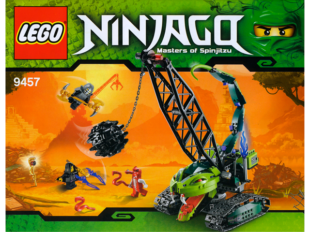 9457 Fangpyre Wrecking Ball (Used) LEGO Ninjago product image 2, provided for visual reference and product detail review