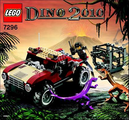 7296 Dino 4WD Trapper (Certified) LEGO Dino 2010 product image 2, provided for visual reference and product detail review