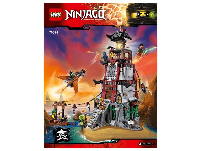 70594 The Lighthouse Siege (Used) LEGO Ninjago product image 2, provided for visual reference and product detail review