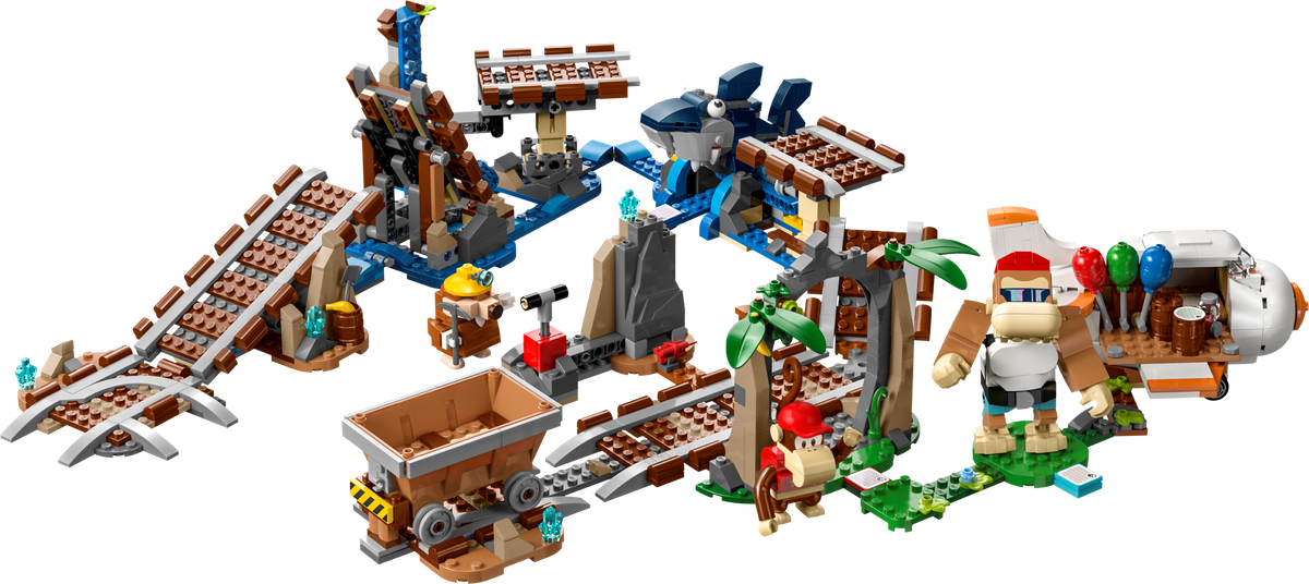 71425 Diddy Kong's Mine Cart Ride - Expansion Set (Certified) LEGO Super Mario product image 1, provided for visual