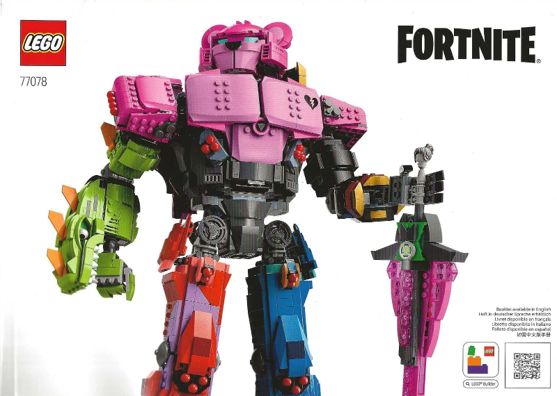 77078 Mecha Team Leader (Used) LEGO Fortnite product image 2, provided for visual reference and product detail review