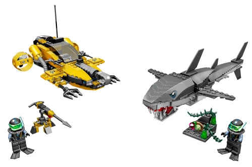 7773 Tiger Shark Attack (Used) LEGO Aquazone product image 1, provided for visual reference and product detail review