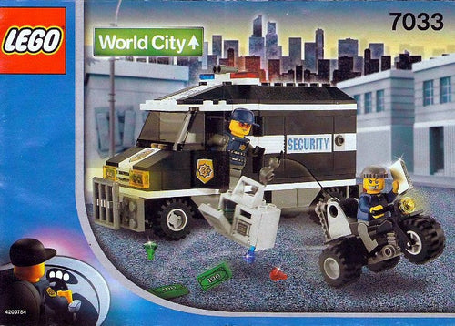 7033 Armoured Car Action (Used) LEGO World City product image 2, provided for visual reference and product detail review