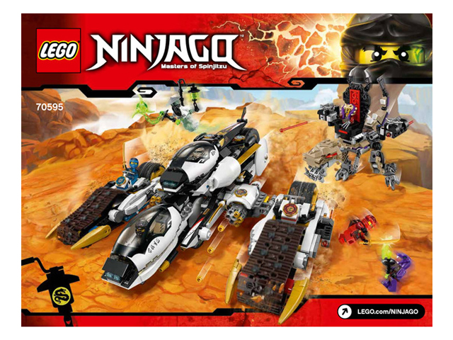 70595 Ultra Stealth Raider (Used) LEGO Ninjago product image 2, provided for visual reference and product detail review