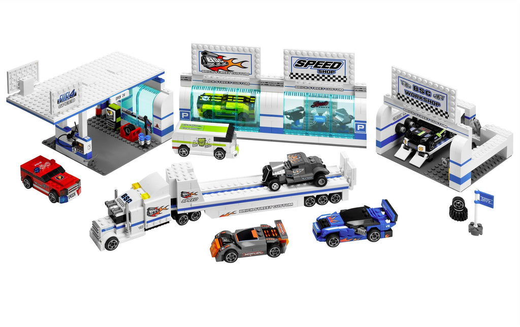 8154 Brick Street Customs (Used) LEGO Racers product image 1, provided for visual reference and product detail review