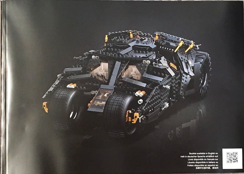 76240 Batmobile Tumbler (Certified) LEGO Super Heroes product image 2, provided for visual reference and product detail