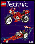 8422 Circuit Shock Racer / V-Twin Super Bike (Certified) LEGO TECHNIC product image 1, provided for visual reference and