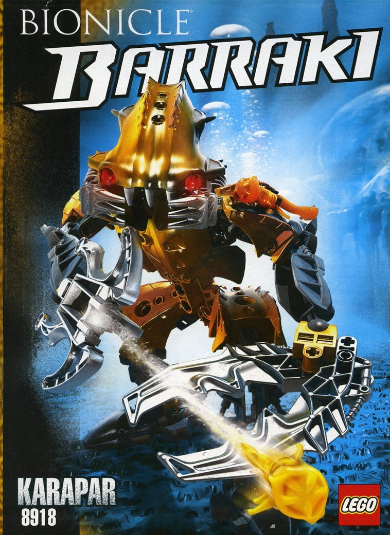 8918 Carapar (Used) LEGO BIONICLE product image 2, provided for visual reference and product detail review