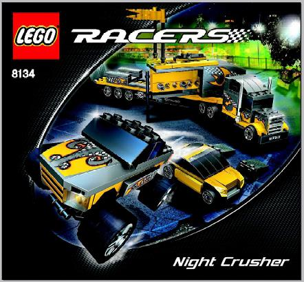 8134 Night Crusher (Certified) LEGO Racers product image 2, provided for visual reference and product detail review