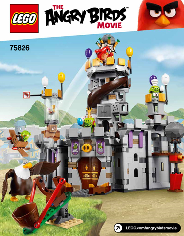 75826 King Pig's Castle (Certified) LEGO The Angry Birds Movie product image 2, provided for visual reference and product